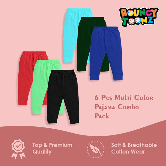 Solid Plain Pyjamas 6pcs - Pack Combo