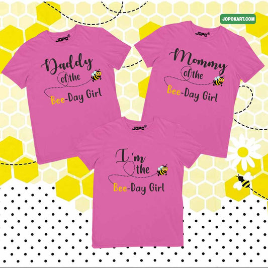 Bee day Family pink