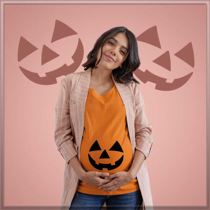 jopo maternity photoshoot ideas poses props indian pregnancy announcement quotes Proud Halloween Orange