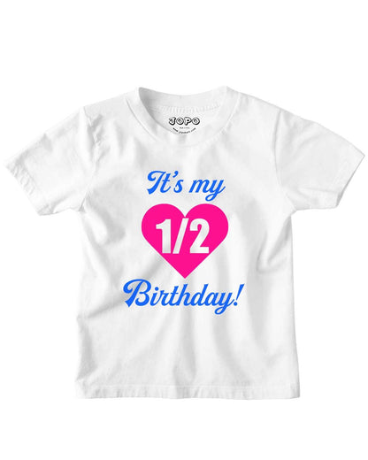 happy half birthday kid boy girl milestone party