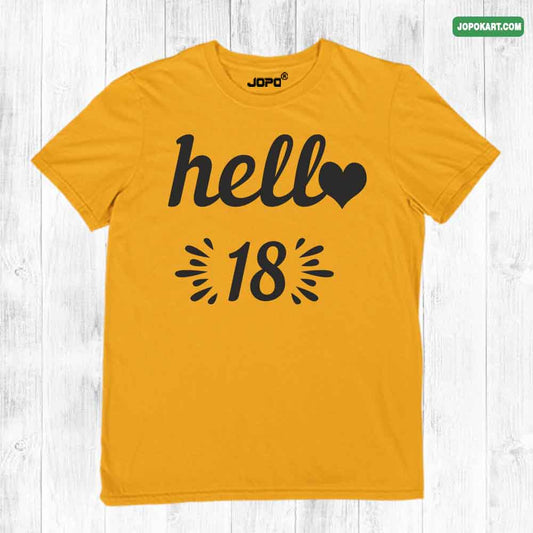Hello 18 mustard