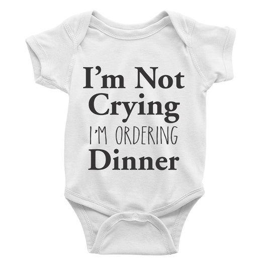 Im noy crying ordering dinner white