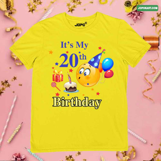 It's my 20 th Birthday yellow