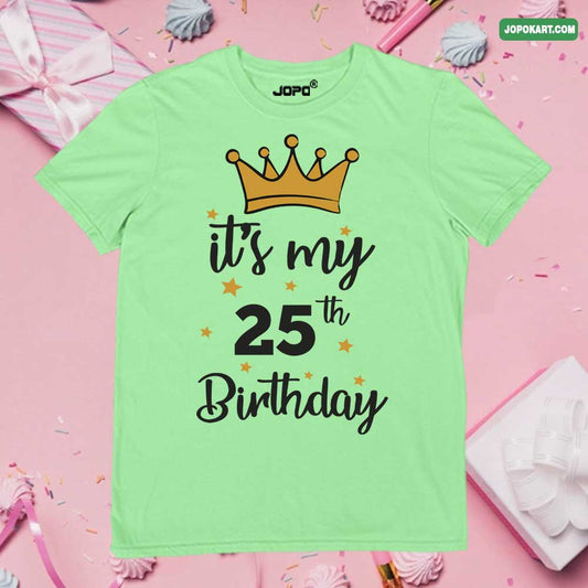 It's my 25 th Birthday mint green