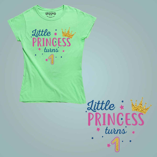 Little Princess Turns One mint green