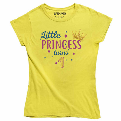 Little Princess Turns One yellow