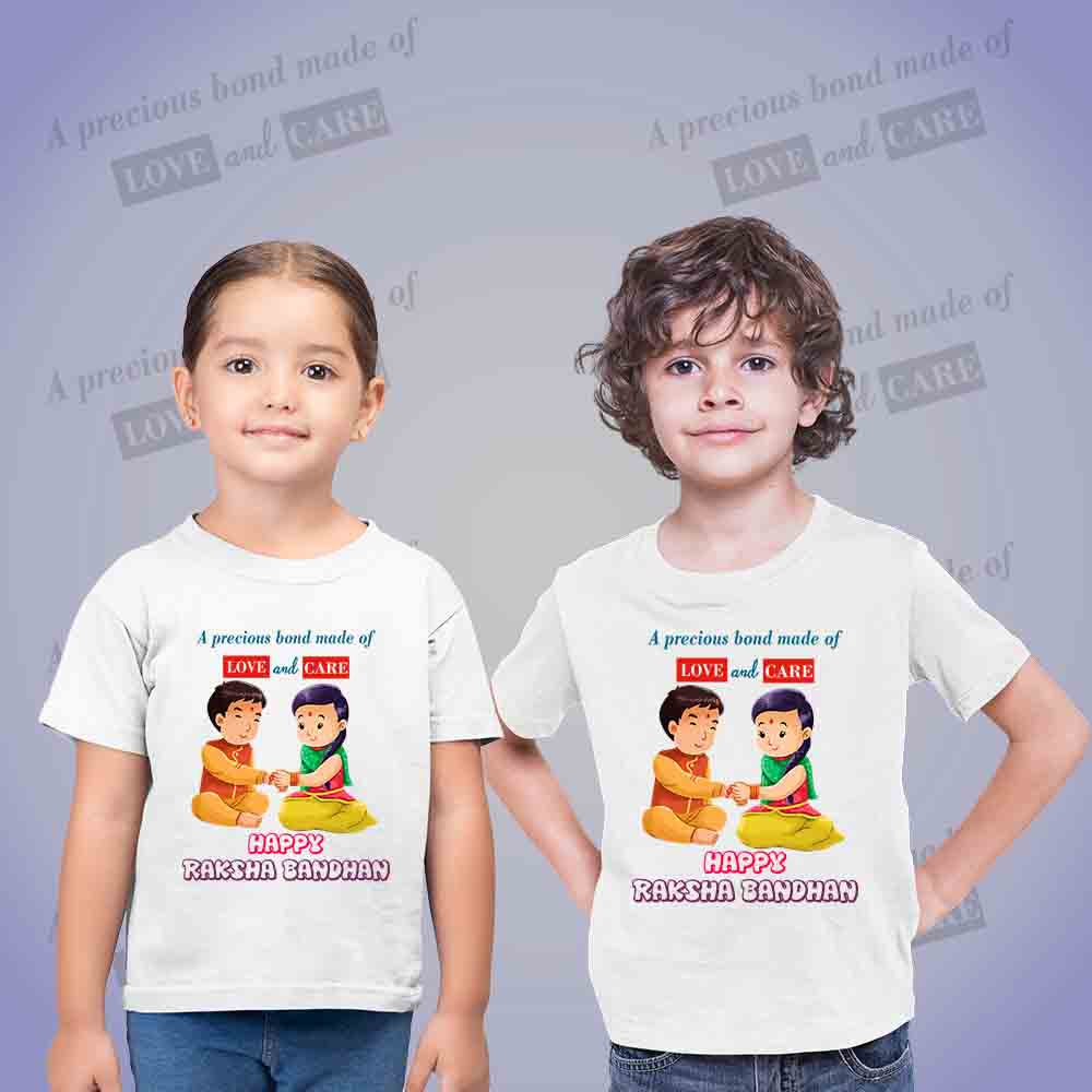 bond between Brother and Sister with Matching Siblings Tshirts Gift for Rakshabandhan rakhi 2021