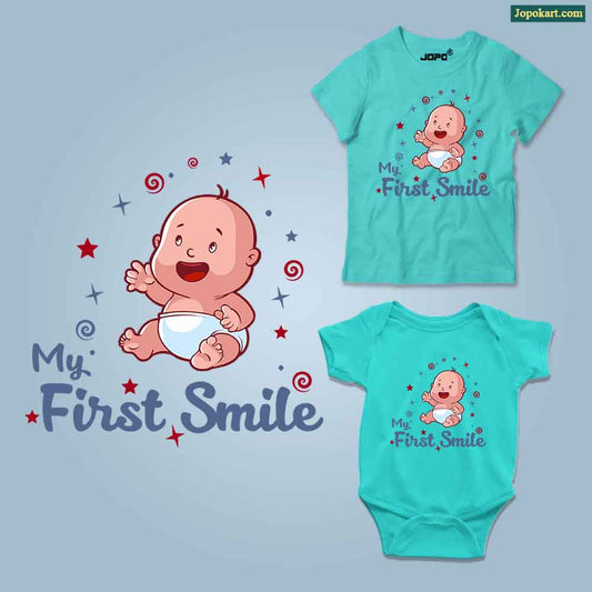 My First Smile aqua blue