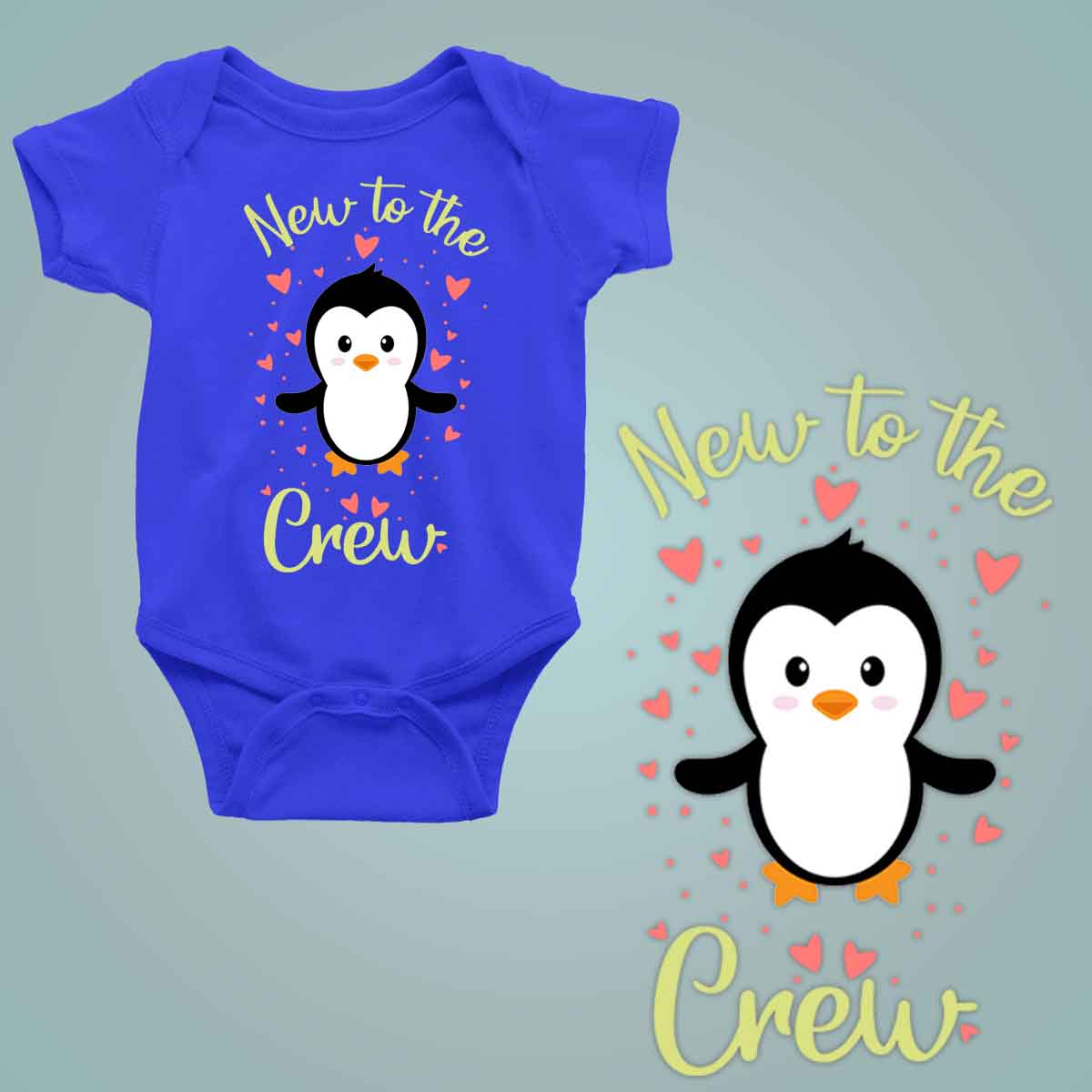New to crew Penquin royal blue