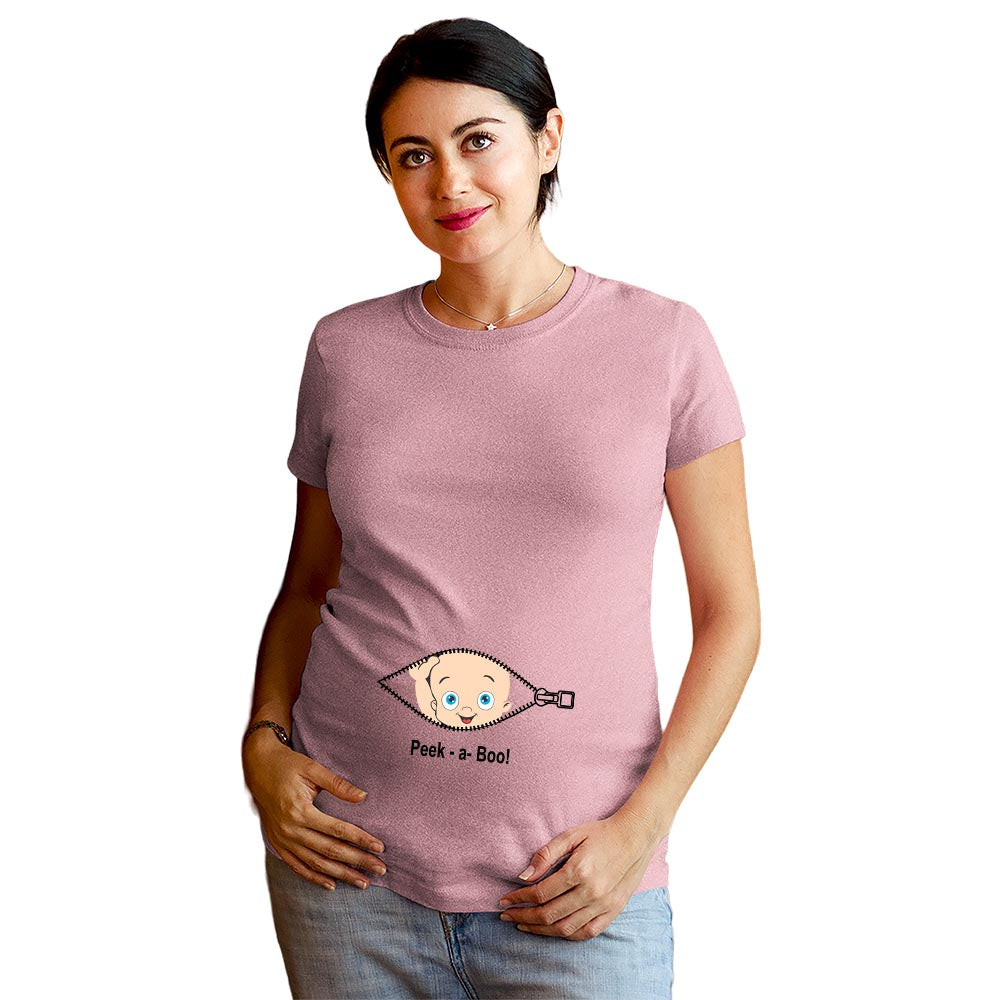 Peek-a-Boo Maternity T-shirts