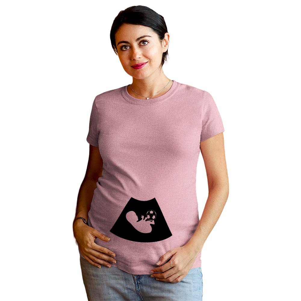 Soccer Baby Pregnancy Announcement Maternity Tees