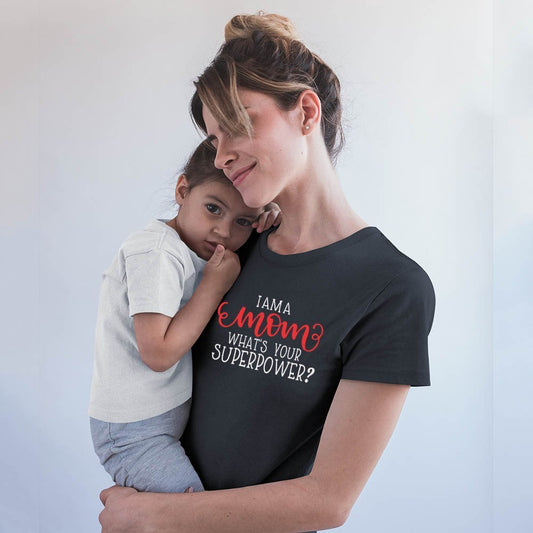 jopo i am a mom whats your superpower women tshirt celebration mode black