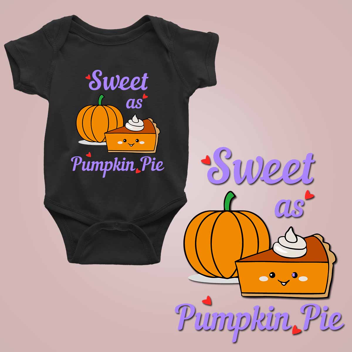 Sweet as pumpkin pie black