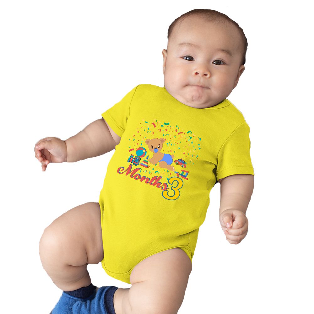 Teddy 3month onesie