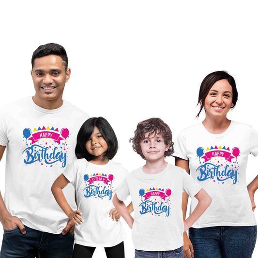 Happy Birthday Family Matching Tshirts