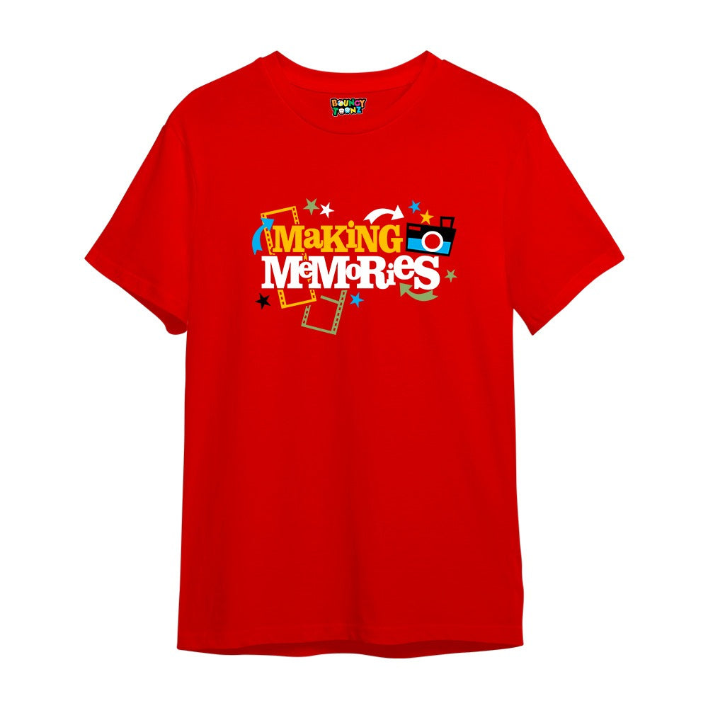 Making Memories Matching Family T-Shirts Set of 3 and 4 for Dad, Son, Mom and Daughter