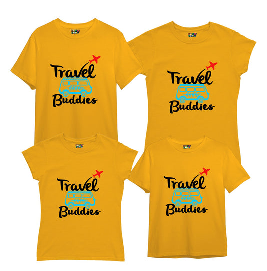 Travel Buddies Matching Family Tshirts