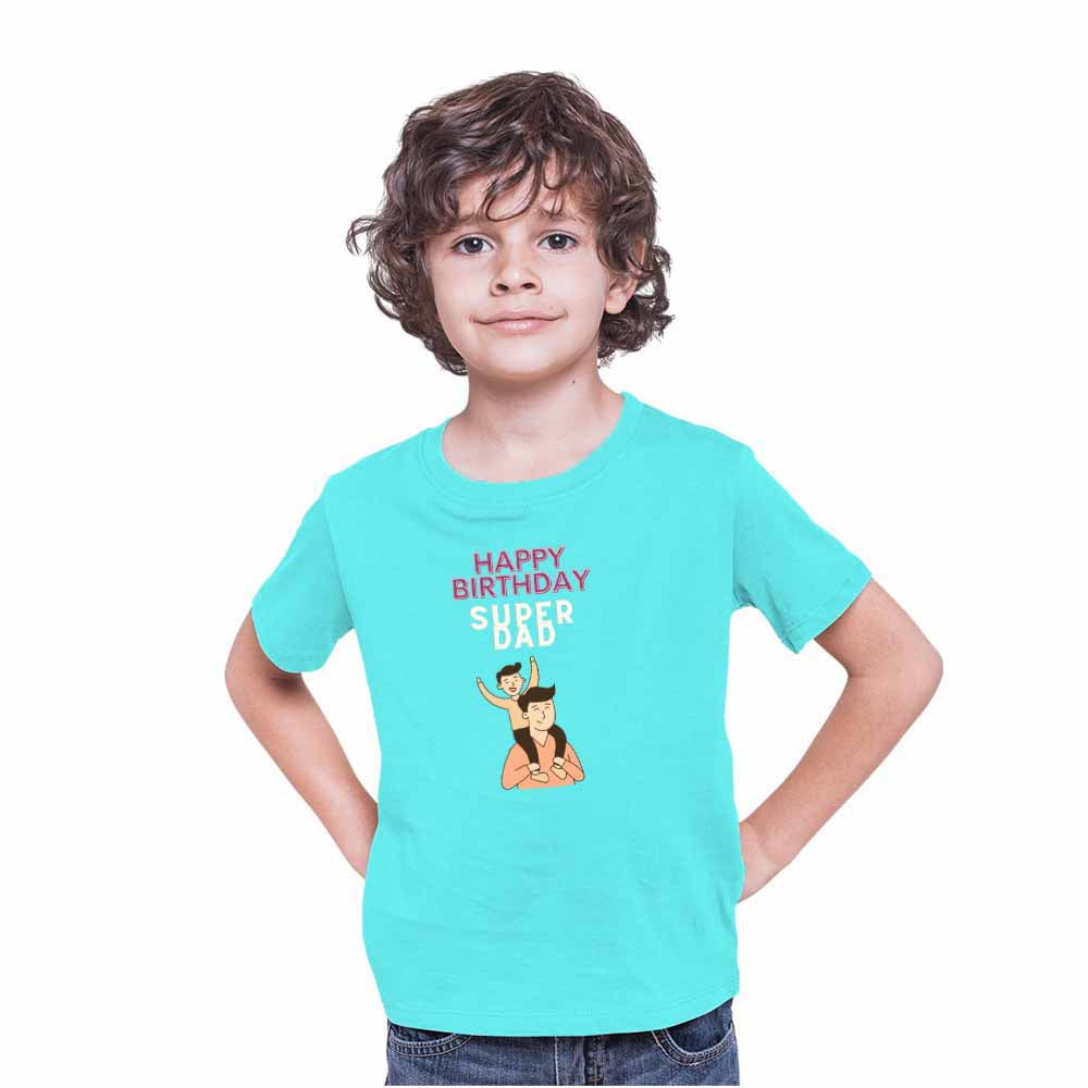 Happy Birthday Super Dad design T-shirt/Romper