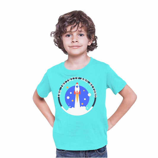 I Am Two Rocket Designed Birthday Theme Kids T-shirt