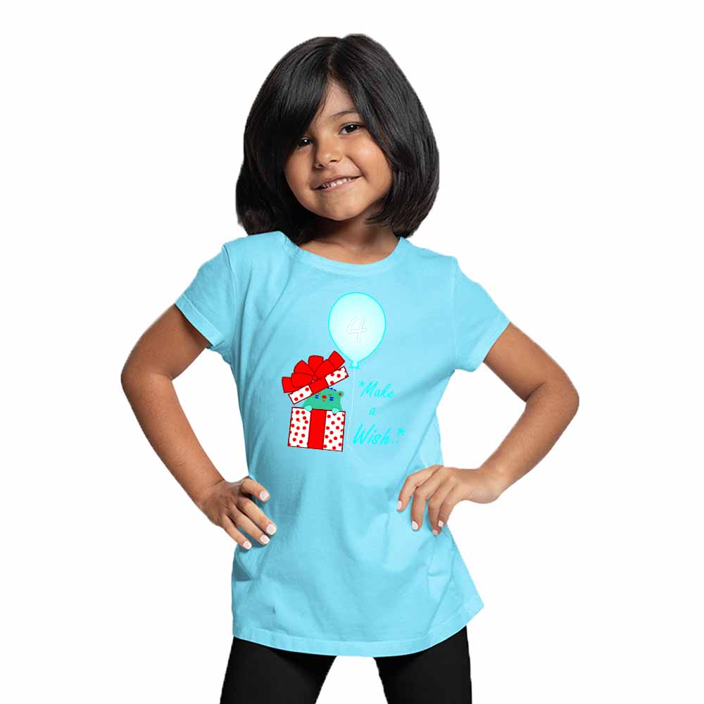 Gift Box designed 4rd Birthday Theme Kids T-shirt
