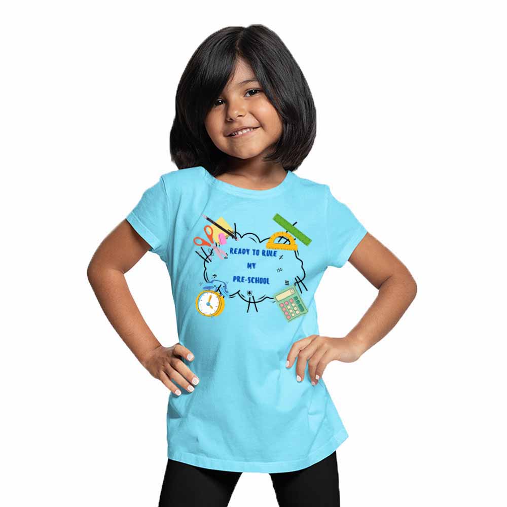 Pre-school Theme Ready to Rule T-Shirt For Kids