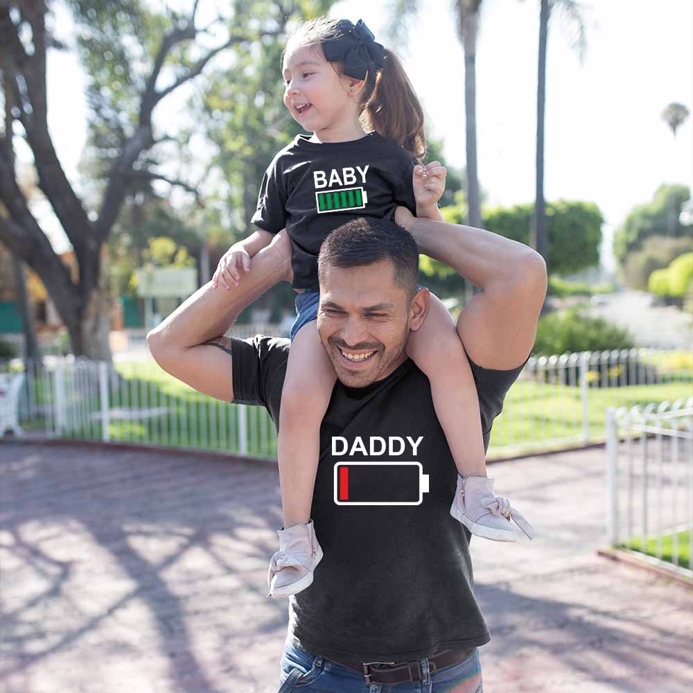 cotton father daughter dress father daughter dress combo shirts for father Black