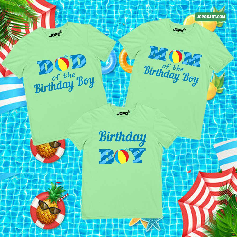 birthday boy ball mint green