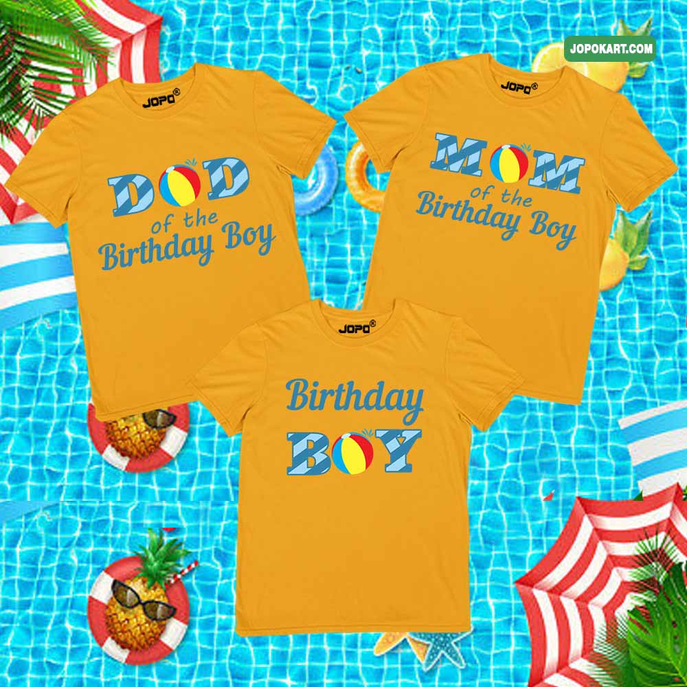 birthday boy ball mustard