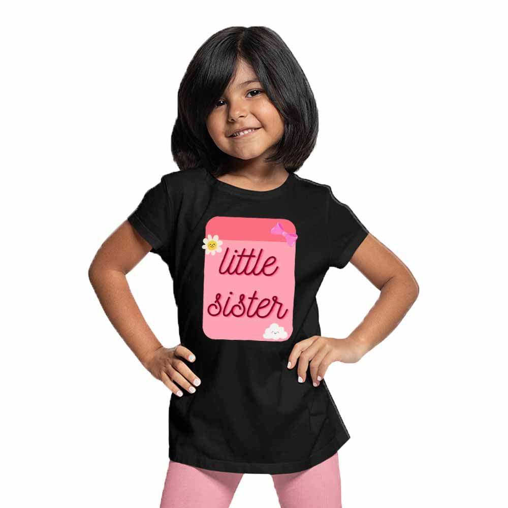 Little Sister Notes Design Multicolor T-shirt/Romper