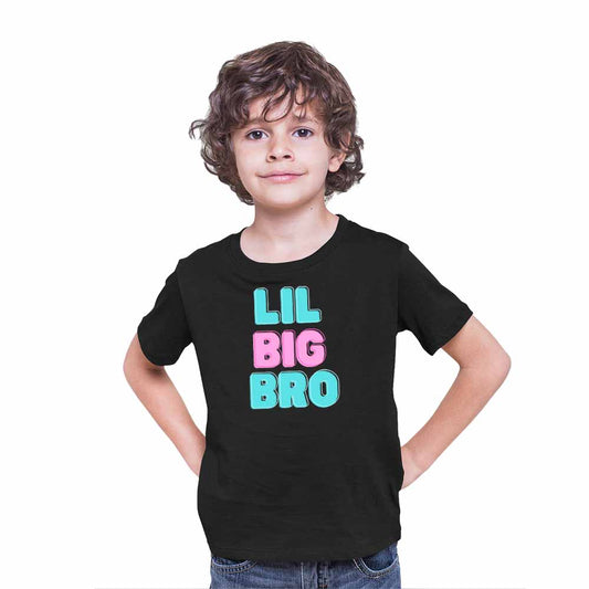Lil Big Bro Design Multicolor T-shirt/Romper