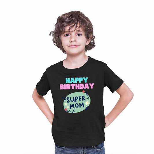 Happy Birthday Super Mom T-shirt/Romper