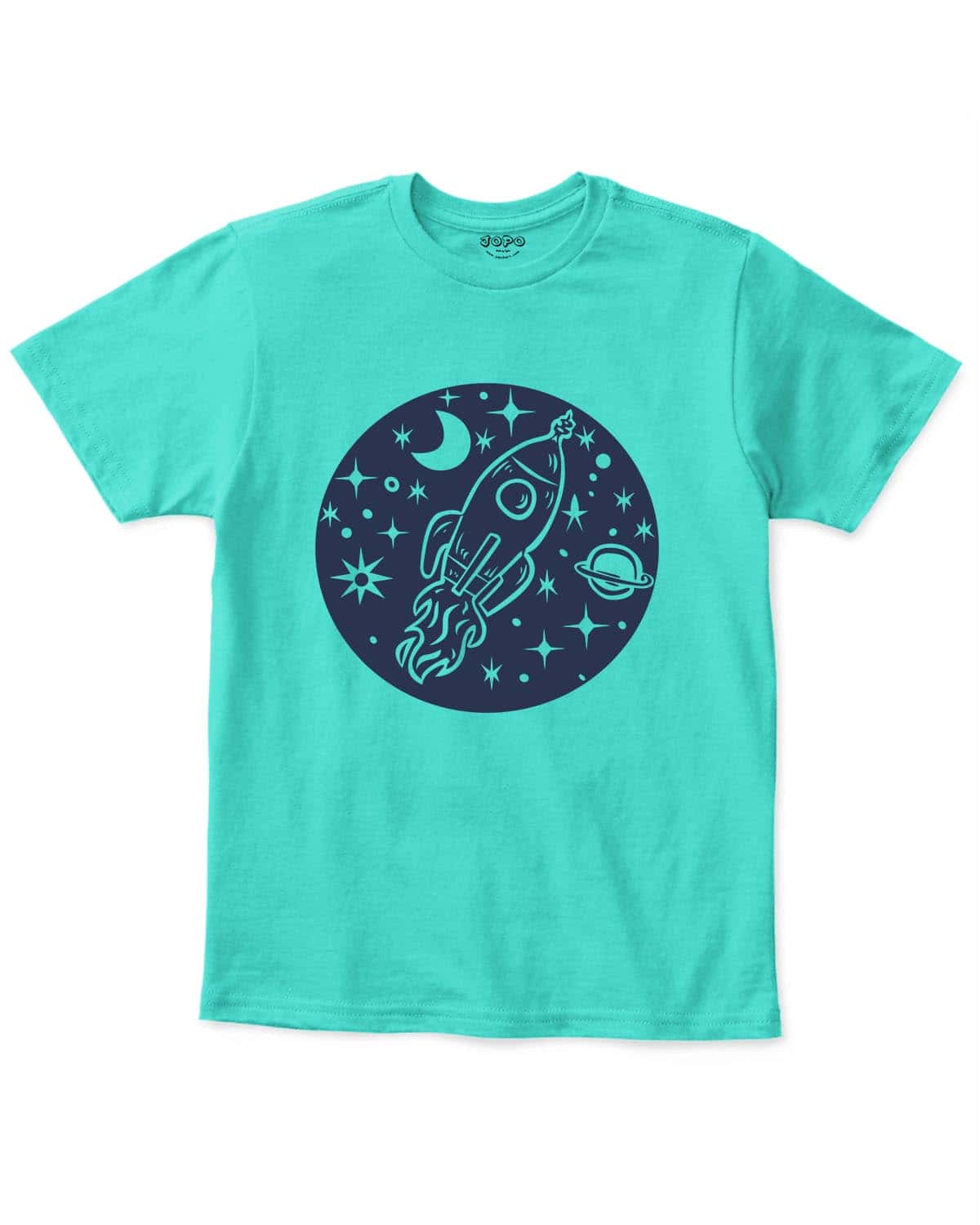 Space Printed Kids T-Shirts