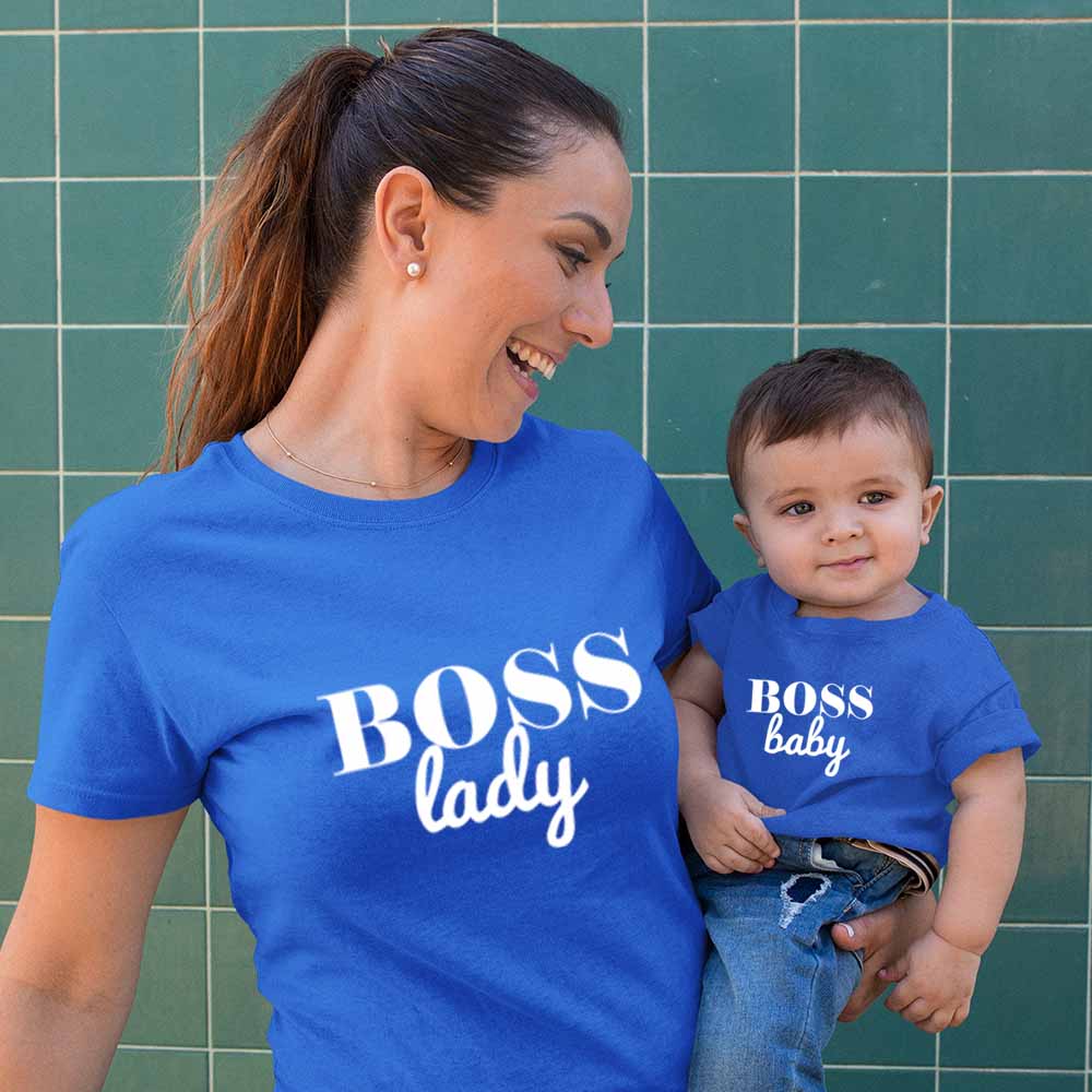 boss baby lady royal blue