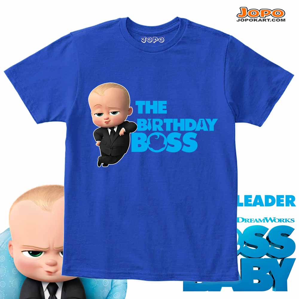 boss kid royal blue