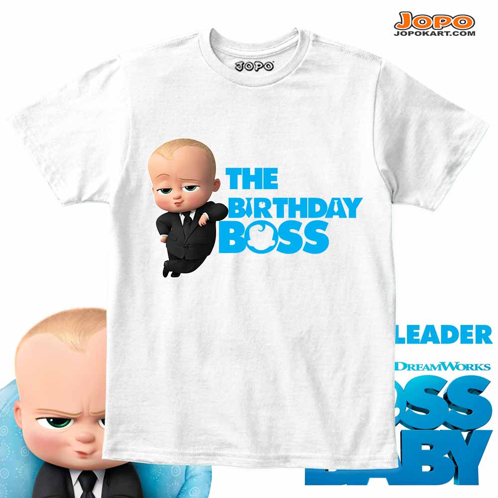 boss kid white