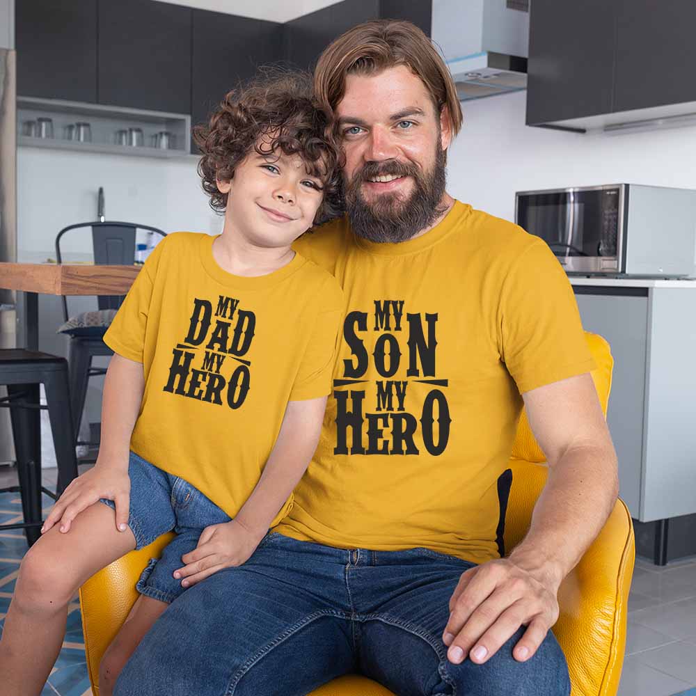 dad son hero mustard