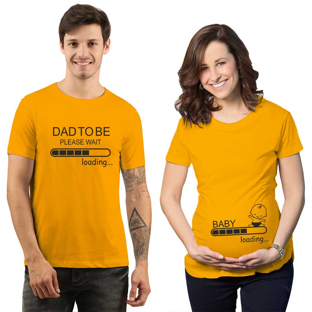 New Parents to be loading Maternity Couple Tshirt mom to be dad to be tshirts