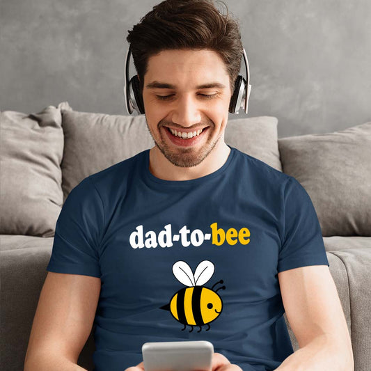 jopo dad to bee men tshirt celebration mode navy