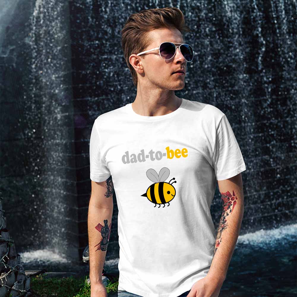 jopo dad to bee men tshirt celebration mode White