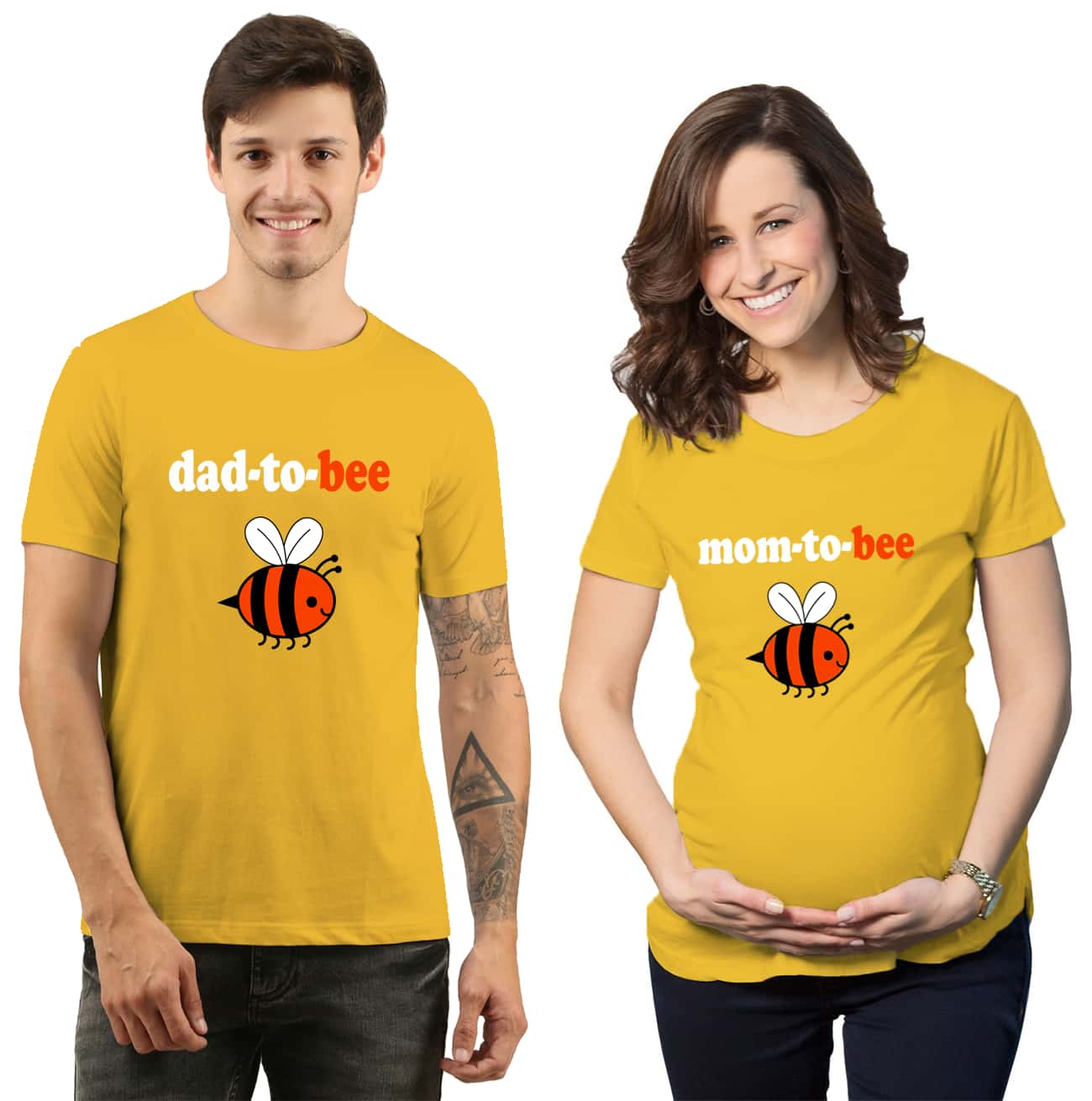 Dad to bee Mom to bee Pregnancy Announcement TShirts