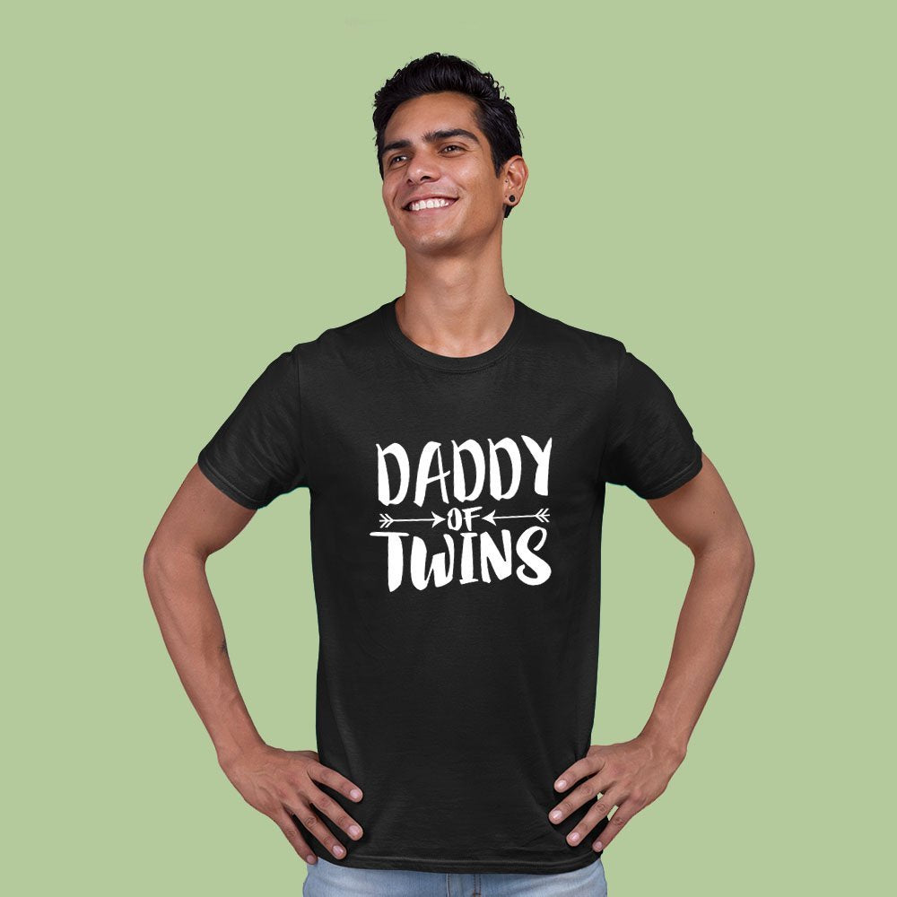 jopo daddy of twins alert men tshirt celebration mode black