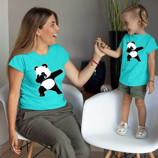 dapping panda aqua blue