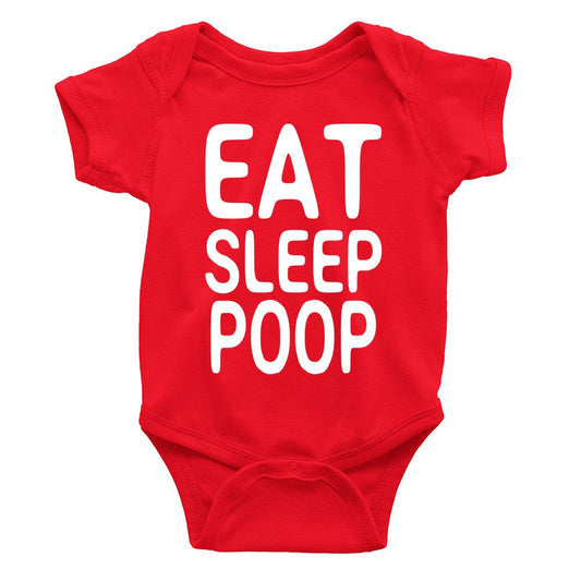 eat sleep poop red