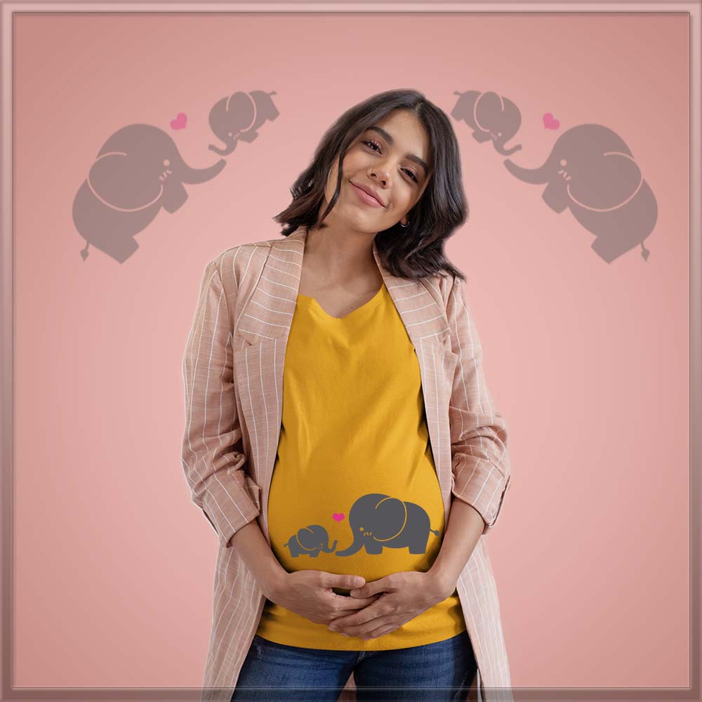 jopo maternity photoshoot ideas poses props indian pregnancy announcement quotes Proud Elephant Love Mustard
