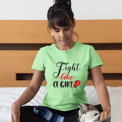 fight like a girl MINT GREEN