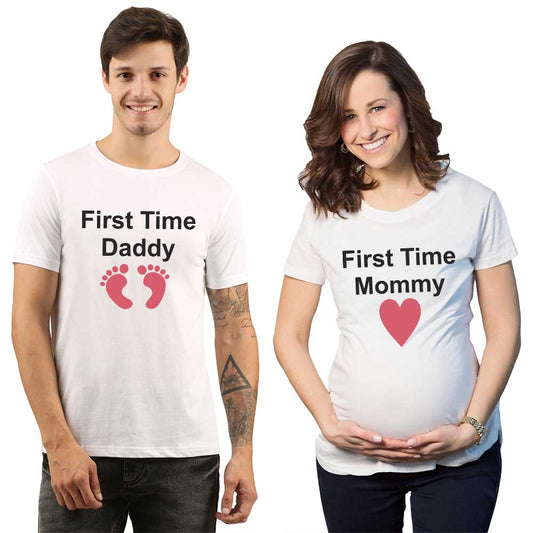 first time mommy daddy white