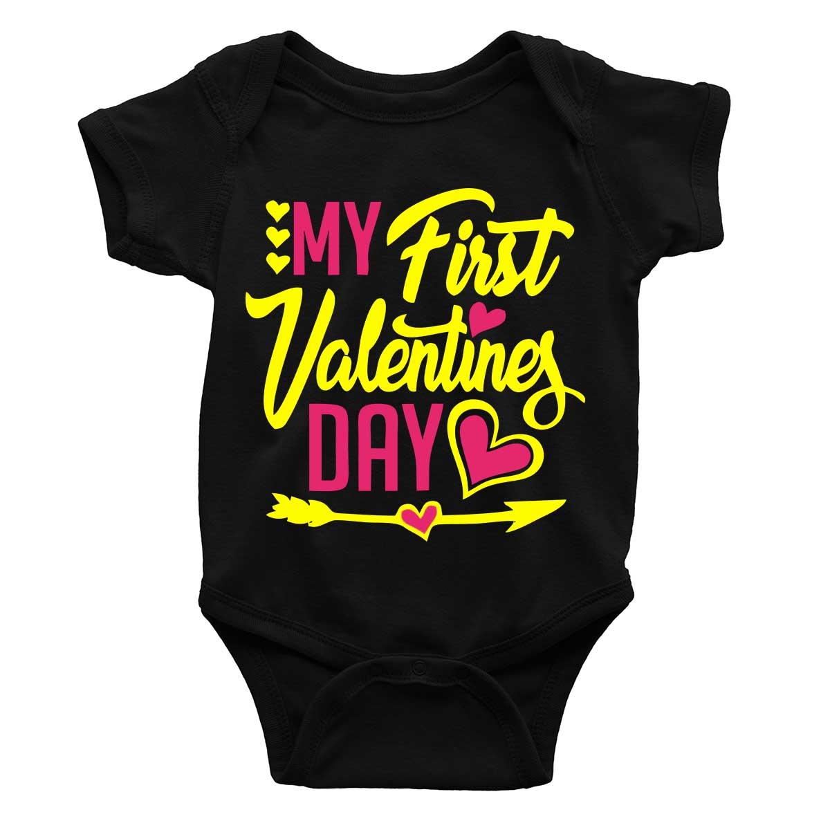 jopo my first valentine's day romper baby dress infant photoshoot black