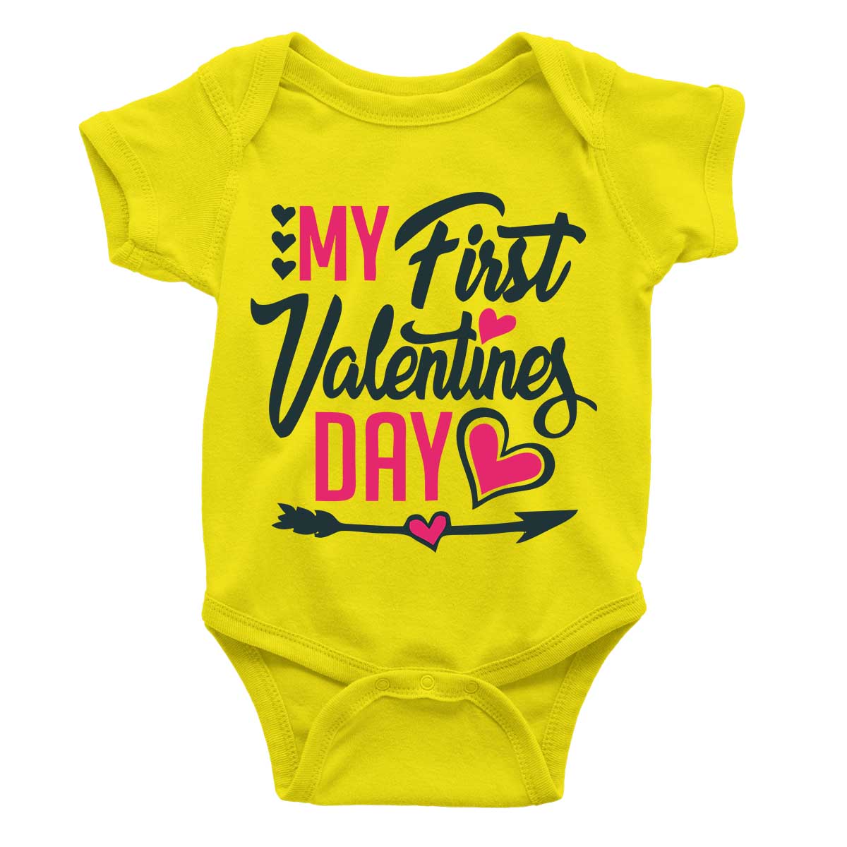 jopo my first valentine's day romper baby dress infant photoshoot yellow