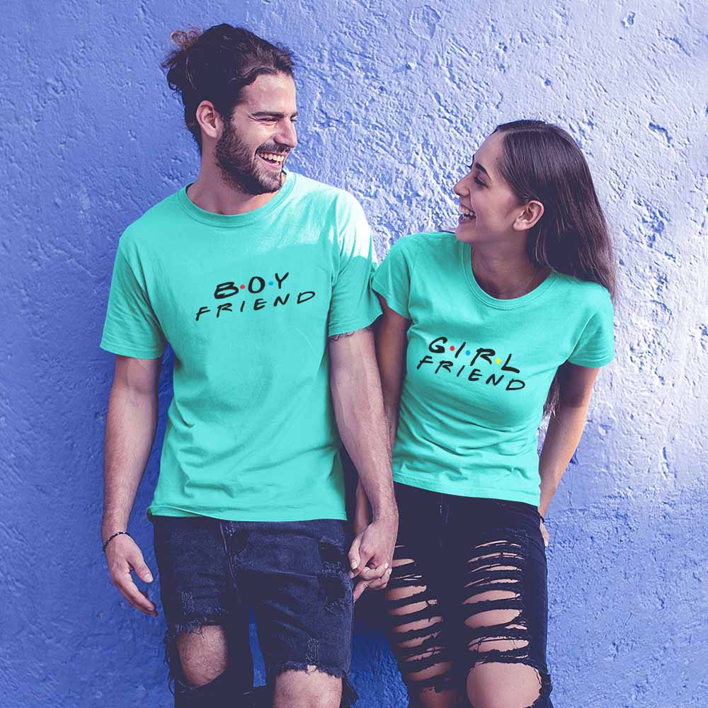 cotton anniversary t shirts for couples t shirt couple design couple t shirts design aqua blue