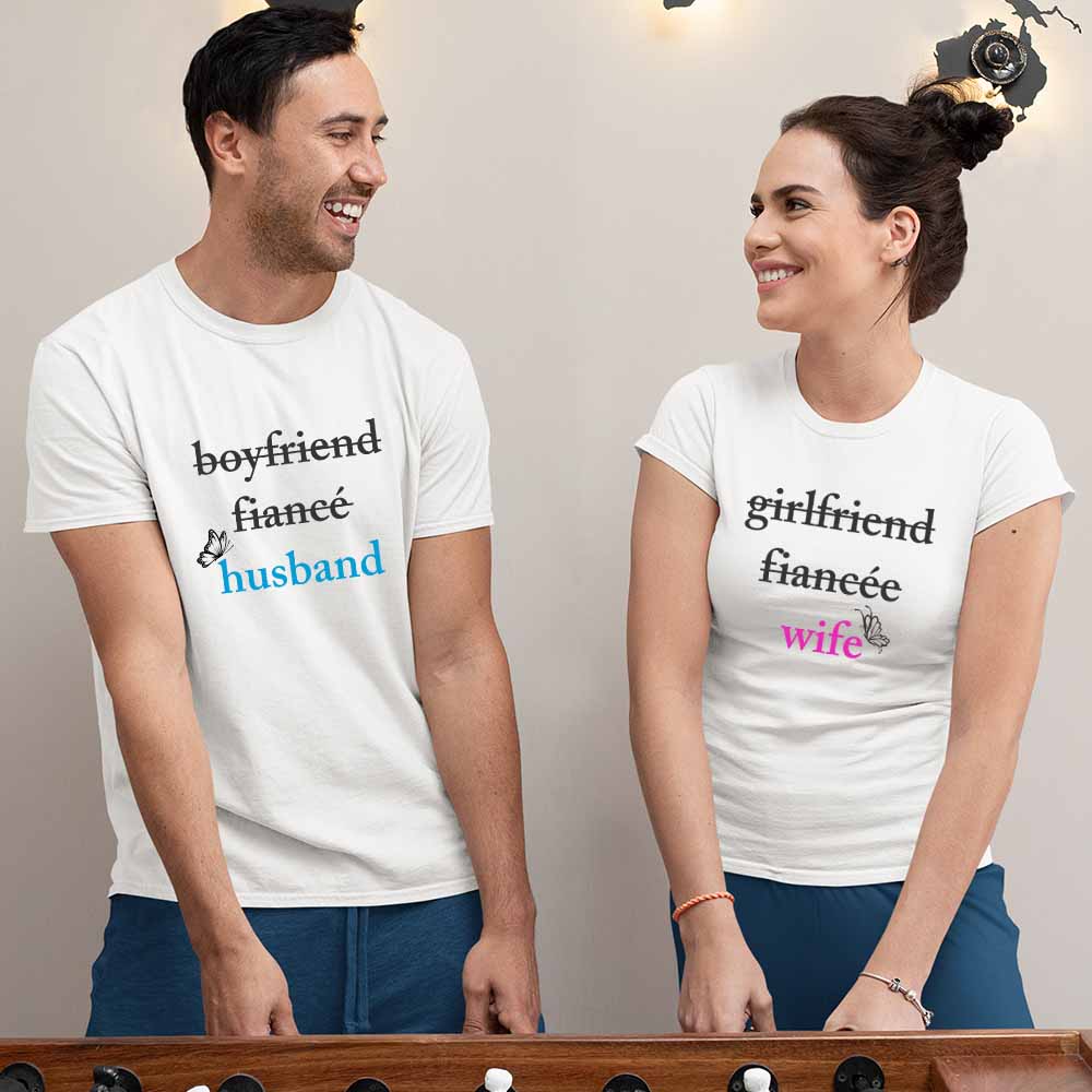 cotton anniversary t shirts for couples t shirt couple design couple t shirts design matching t shirt for couples white